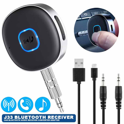 Bluetooth AUX Adapter Wireless Music Receiver for Car Headphone iPod