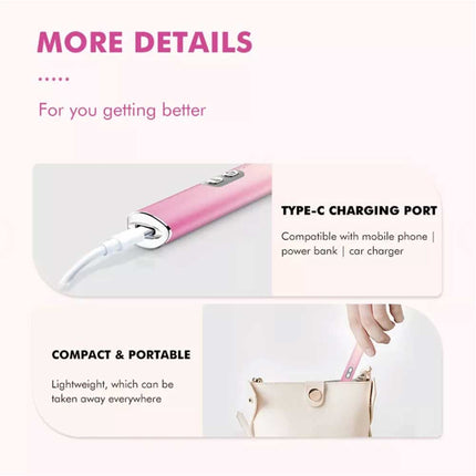 4-in-1 LED Facial Wand Red Light Therapy Massage for Skin Care Anti-Aging
