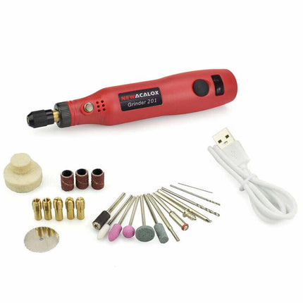 Mini Electric Rotary Tool Grinder Pen USB Cordless Engraving Drill Kit