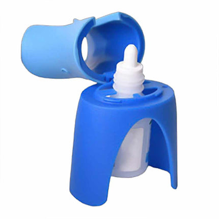 Portable Eyedrop Dispenser Bottle – Reusable Eye Drop Applicator Aid