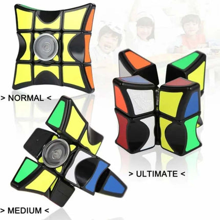 Spinner Cube Sensory Toy – Finger Fidget Stress Relief for Anxiety