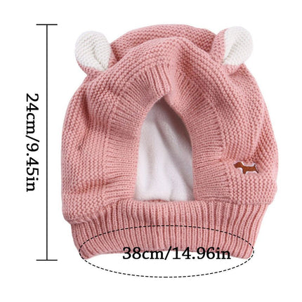 Warm Winter Pet Ear Covers & Puppy Cap Earmuffs for Dog Relief