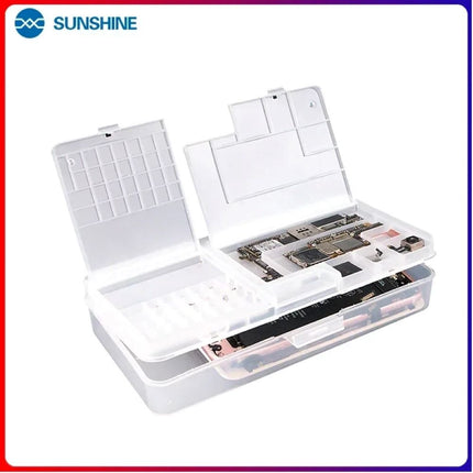 Multifunctional Mobile Phone Repair Storage Box with Tools