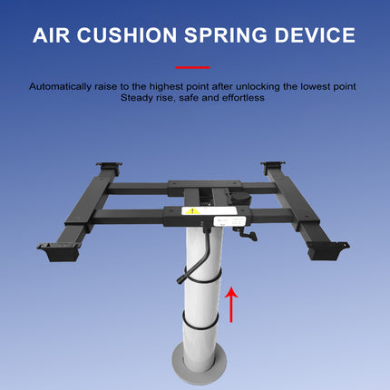 Adjustable Table Leg for Boat RV – Height Lift & 360° Swivel Pedestal Caravan