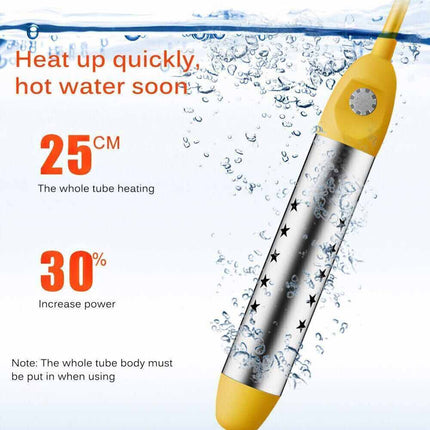 2000W Electric Water Heater Immersion Bucket Heater Intelligent Heating Element