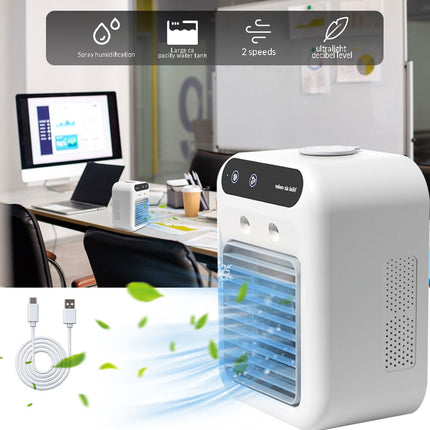 Portable Personal Air Conditioner Cool Mist Fan for Bedroom & Camping
