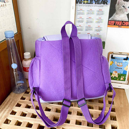 Dora the Explorer Backpack Purple Rescue Bag with Map Gift