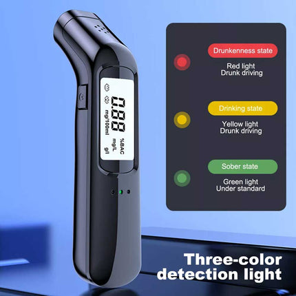 Digital Breathalyzer Alcohol Tester, Rechargeable Detector Analyzer Tool