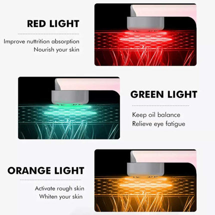 4-in-1 LED Facial Wand Red Light Therapy Massage for Skin Care Anti-Aging