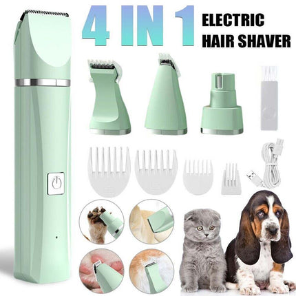 Electric Dog Cat Grooming Clipper Cordless Professional Pet Hair Trimmer Shaver