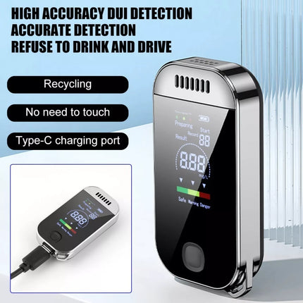 Professional LCD Digital Breathalyzer Police Alcohol Tester Self Analyzer