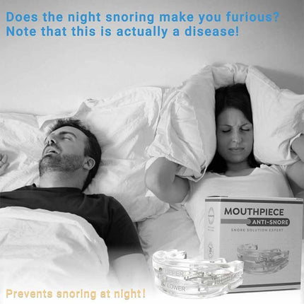 Anti Snore Device Anti Snoring Solution Mouthpiece Sleep Aid