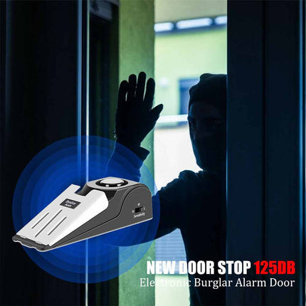 Door Stop Alarm Wedge Security System Intruder Alert Home Detection Device