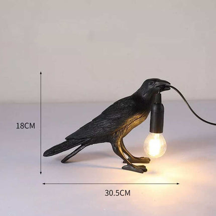 Lucky Bird Resin Wall Lamp Table Lamp Night Light LED Bedside Decor