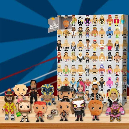 Christmas Countdown Advent Calendar with Wrestling Ornaments Figures