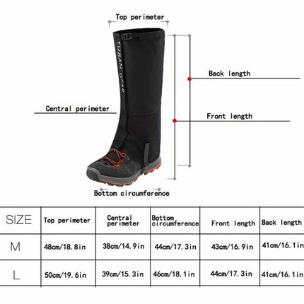 Waterproof Snake Guard Gaiters Anti Bite Leg Protector Snow Sand Hiking Boots