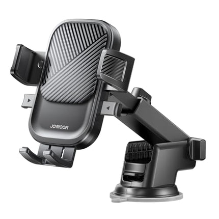 Universal Fit 360° Rotating Auto-Clamp Phone Holder with Extendable Arm 6.5cm