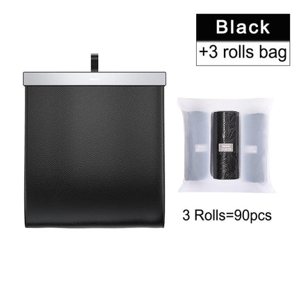 Baseus Car Trash Garbage Bag Back Seat Waste Rubbish Basket Organizer