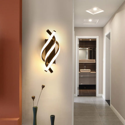 Modern 28W Indoor LED Wall Light Bedroom 3 Light Dimmable 2500LM