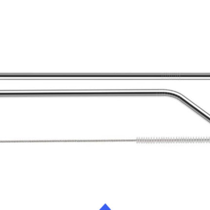 304SS Straw Set for 40oz Cup, 3 Straight, 3 Bent +2 Brushes Boxed