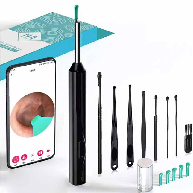 Wireless Ear Endoscope Camera Ear Wax Remover HD Cleaning Tools Kit