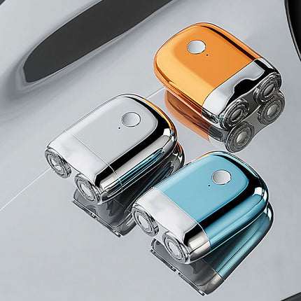 Men's Waterproof Electric Shaver USB Pocket Portable Double Head Washable Razor