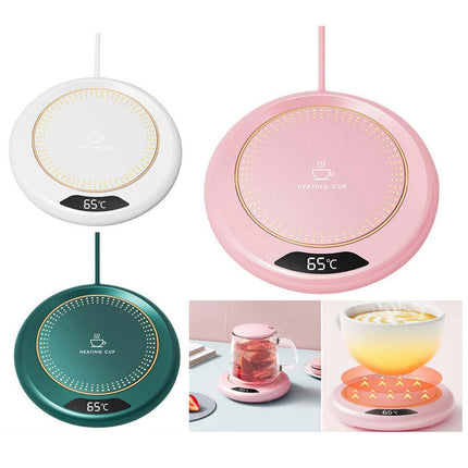 Smart USB Electric Coffee Mug Warmer Heating Coaster Mat Pad Tea Milk