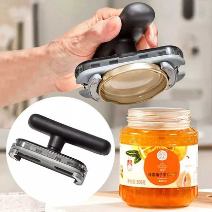 Effortless Jar Opener Easy Grip Lid Removal Tool for Weak Hands
