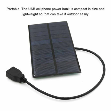 Solar Power Bank USB Outdoor Camping Hiking Phone Camera Charger