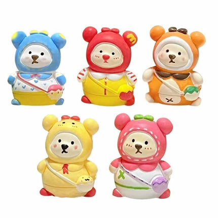 Set of 10 Bagged Bears Paint Your Own Decorations Arts Crafts DIY Set