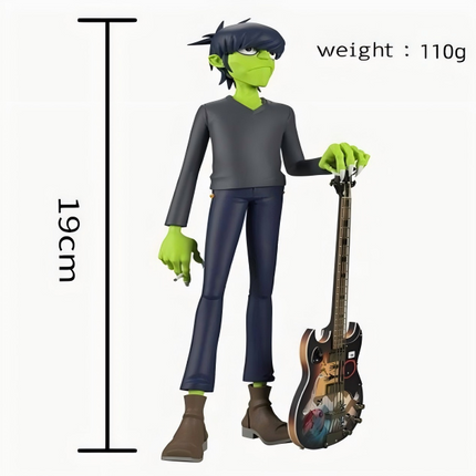 Gorillaz Band Action Figures Murdoc Russel Noodle 2D Rock Band Toys