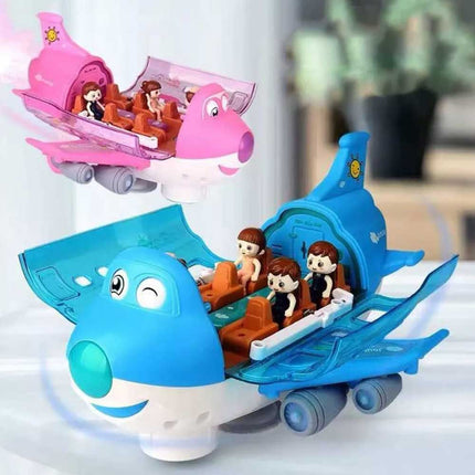360° Rotating Electric Toy Plane with Sound & Light for Boys Xmas