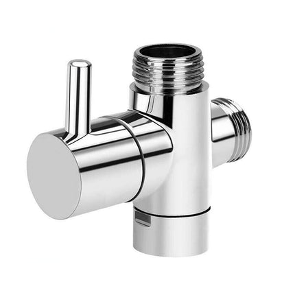 3-Way Copper 1/2" Shower Faucet Water Splitter Diverter Nozzle
