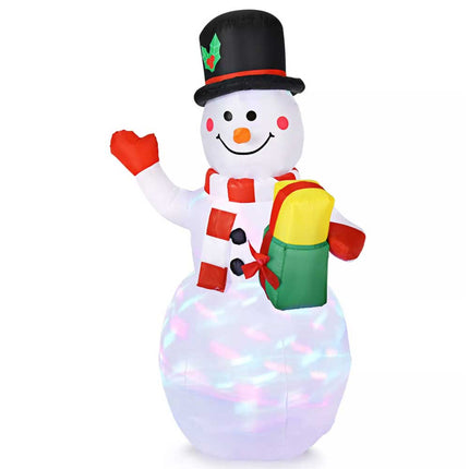 5ft Christmas Inflatable Snowman Decoration LED Light Up Outdoor Yard