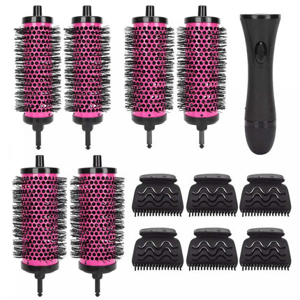 Hair Styling Brush Set Detachable Round 6 Barrels Styling Tool UK