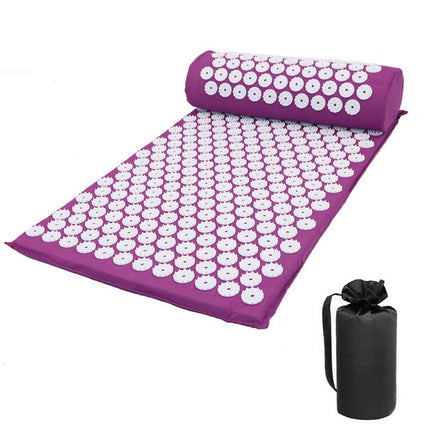 Non-slip Acupressure Yoga Mat, Spike Massage Cushion for Pilates & Fitness