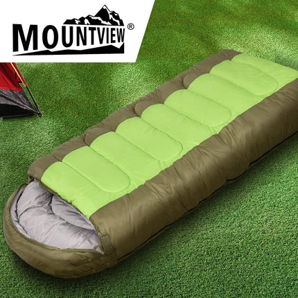 Mountview Sleeping Bag Outdoor Camping Green-2018816714057322502