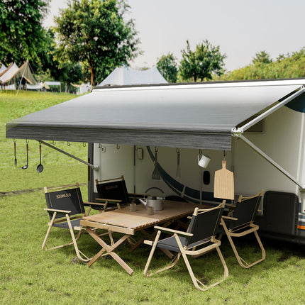 Manan 17FT RV Awning Fabric Replacement 18.05oz Caravan-2018816902868111367
