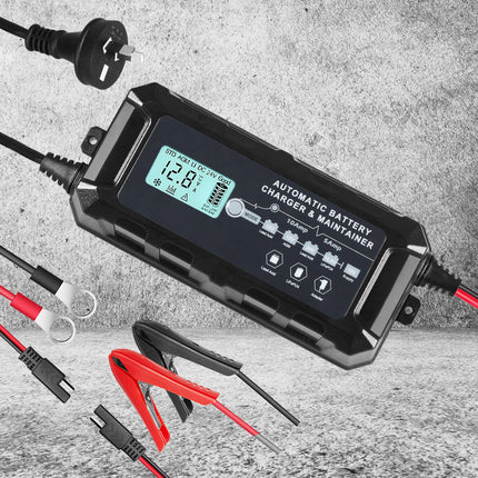 Battery Charger 12V 10A Smart Caravan-2018816850330259462