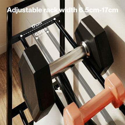 Centra Dumbbell Rack 3 Tier Weight Storage Organiser Stand Holder Home Gym 270kg-2027211073588957186
