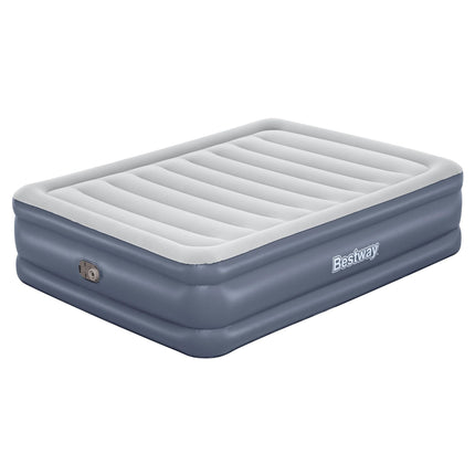 Bestway 203 x 152 x 51cm Tritech Air Mattress Queen Built-in AC Pump-2017004927469096961