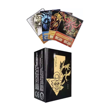 100Pcs YUGI Anime Cards – Blue Eyes, Dark Magician, Exodia, Slifer