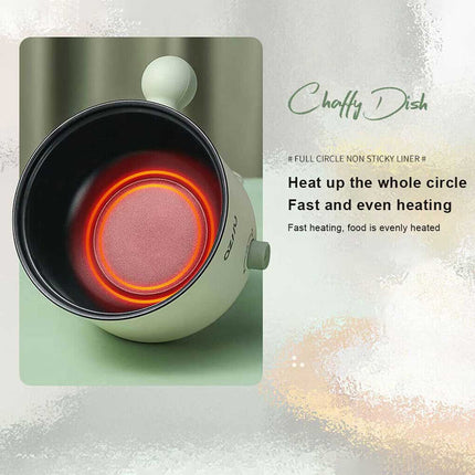 Small Electric Cooker Boiling Stewing Pot Portable Travel Dormitory Kitchen