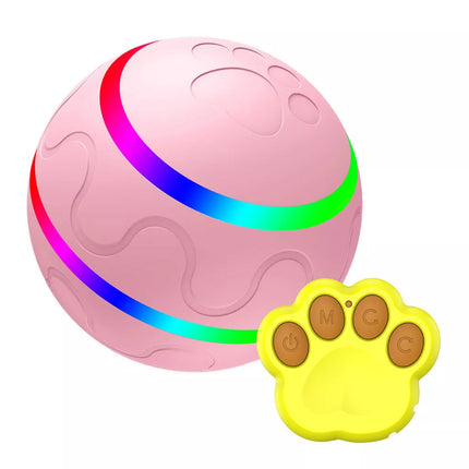 LED Interactive Pet Dog Ball Toy, Moving Roll for Puppy Training Indoor Outdoor