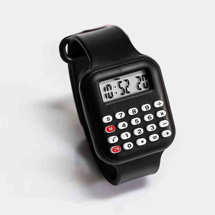 2026 New Kids Rubber Strap Calculator Watch for Girls Students School