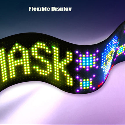 Car RGB LED Scrolling Display Sign, APP Programmable Message Board