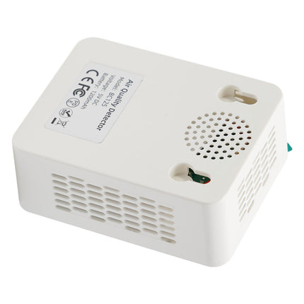 USB Rechargeable 5 in 1 Air Quality Monitor CO2 TVOC HCHO Temp Humidity