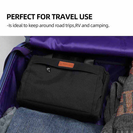 Large Black Smell Proof Pouch, Carbon Lined Odor Proof Stash Bag