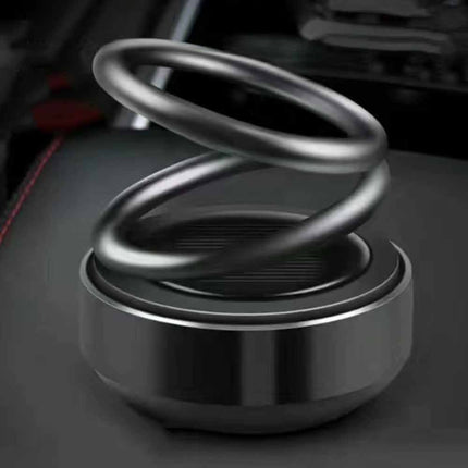 Portable Solar Kinetic Car Air Freshener with Aromatherapy