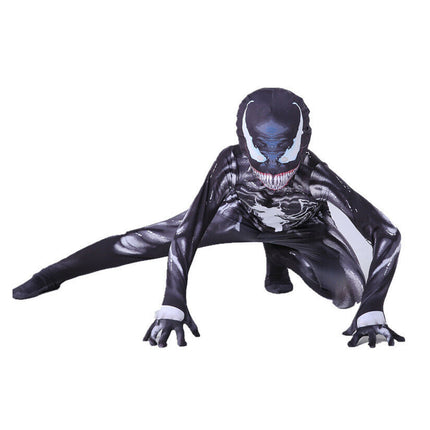 Venom Jumpsuit Costume Spiderman Superhero Cosplay Birthday Gift
